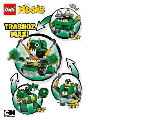 Notice / Instructions de Montage - LEGO - Mixels - 41573 - Sweepz: Page 1