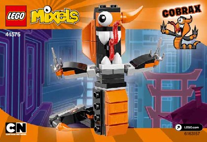 Notice / Instructions de Montage - LEGO - Mixels - 41575 - Cobrax: Page 1