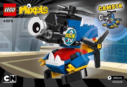 Notice / Instructions de Montage - LEGO - Mixels - 41579 - Camsta: Page 1