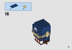 Notice / Instructions de Montage - LEGO - BrickHeadz - 41589 - Captain America: Page 17