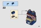 Notice / Instructions de Montage - LEGO - BrickHeadz - 41589 - Captain America: Page 23