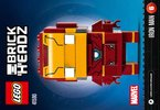 Notice / Instructions de Montage - LEGO - BrickHeadz - 41590 - Iron Man: Page 1