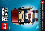 Notice / Instructions de Montage - LEGO - BrickHeadz - 41593 - Captain Jack Sparrow: Page 1