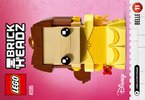 Notice / Instructions de Montage - LEGO - BrickHeadz - 41595 - Belle: Page 1