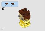 Notice / Instructions de Montage - LEGO - BrickHeadz - 41595 - Belle: Page 28