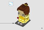 Notice / Instructions de Montage - LEGO - BrickHeadz - 41595 - Belle: Page 43