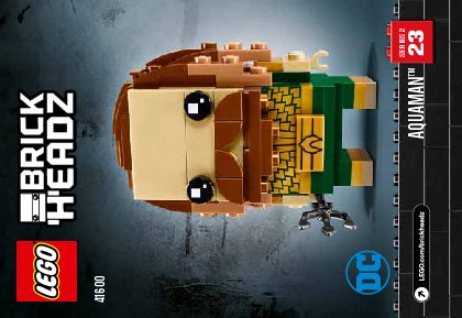 Notice / Instructions de Montage - LEGO - 41600 - Aquaman™: Page 1