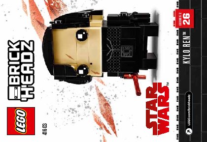 Notice / Instructions de Montage - LEGO - 41603 - Kylo Ren™: Page 1