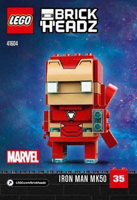 Notice / Instructions de Montage - LEGO - 41604 - Iron Man MK50: Page 1