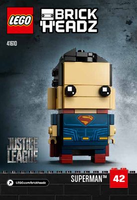 Notice / Instructions de Montage - LEGO - 41610 - Tactical Batman™ & Superman™: Page 1