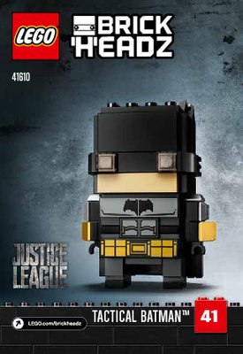 Notice / Instructions de Montage - LEGO - 41610 - Tactical Batman™ & Superman™: Page 1