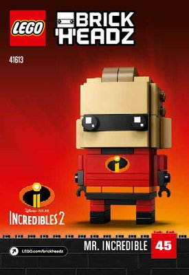 Notice / Instructions de Montage - LEGO - 41613 - Mr. Incredible & Frozone: Page 1