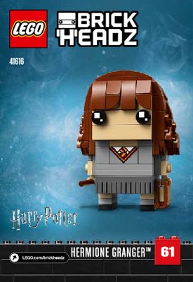 Notice / Instructions de Montage - LEGO - 41616 - Hermione Granger™: Page 1