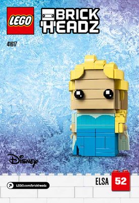 Notice / Instructions de Montage - LEGO - 41617 - Elsa: Page 1