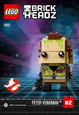 Notice / Instructions de Montage - LEGO - 41622 - Peter Venkman™ & Slimer™: Page 1