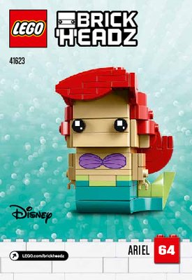 Notice / Instructions de Montage - LEGO - 41623 - Ariel & Ursula: Page 1