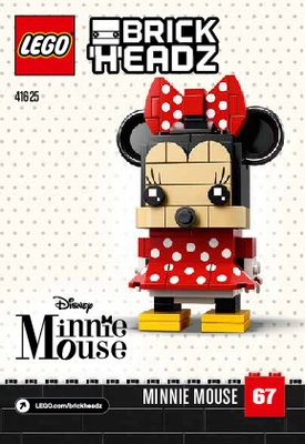 Notice / Instructions de Montage - LEGO - 41625 - Minnie Mouse: Page 1