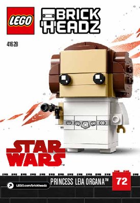 Notice / Instructions de Montage - LEGO - 41628 - Princess Leia Organa™: Page 1