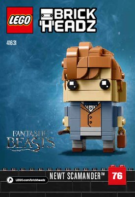 Notice / Instructions de Montage - LEGO - 41631 - Newt Scamander™ & Gellert Grindelwald: Page 1