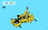 Notice / Instructions de Montage - LEGO - Technic - 42004 - Le tractopelle: Page 37