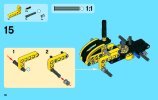 Notice / Instructions de Montage - LEGO - Technic - 42004 - Le tractopelle: Page 18