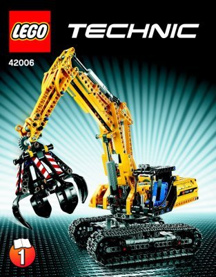 Notice / Instructions de Montage - LEGO - Technic - 42006 - La pelleteuse: Page 1