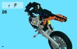 Notice / Instructions de Montage - LEGO - Technic - 42007 - La moto cross: Page 38