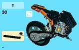 Notice / Instructions de Montage - LEGO - Technic - 42007 - La moto cross: Page 42