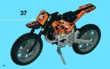 Notice / Instructions de Montage - LEGO - Technic - 42007 - La moto cross: Page 70