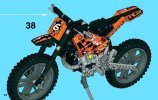 Notice / Instructions de Montage - LEGO - Technic - 42007 - La moto cross: Page 74