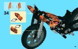 Notice / Instructions de Montage - LEGO - Technic - 42007 - La moto cross: Page 55