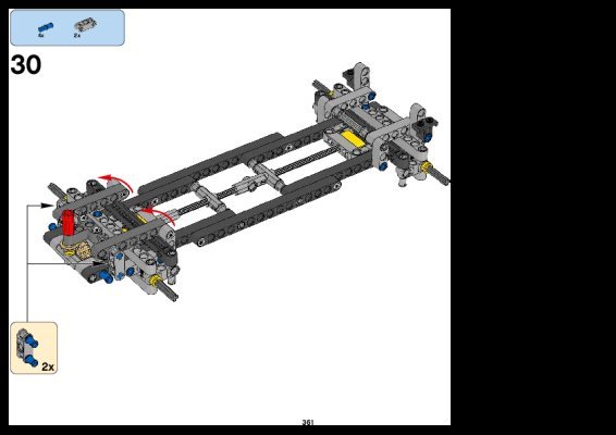 Notice / Instructions de Montage - LEGO - Technic - 42009 - Grue mobile MK II: Page 1