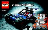 Notice / Instructions de Montage - LEGO - Technic - 42010 - Le buggy tout-terrain: Page 1