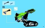 Notice / Instructions de Montage - LEGO - Technic - 42021 - La moto des neiges: Page 21