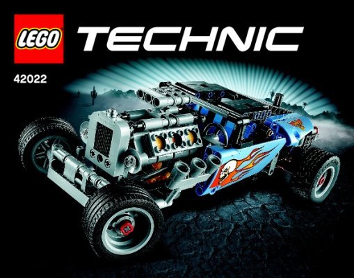 Notice / Instructions de Montage - LEGO - Technic - 42022 - Le Hot Rod: Page 1