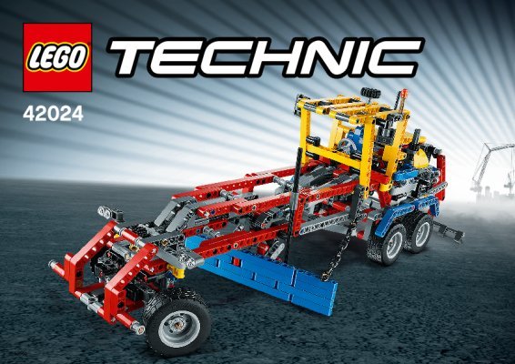 Notice / Instructions de Montage - LEGO - Technic - 42024 - Le camion conteneur: Page 1