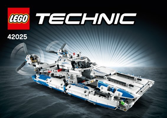 Notice / Instructions de Montage - LEGO - Technic - 42025 - L'avion cargo: Page 1