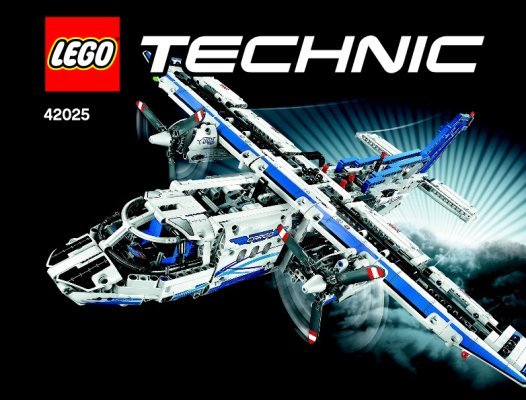 Notice / Instructions de Montage - LEGO - Technic - 42025 - L'avion cargo: Page 1