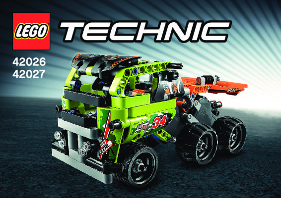 Notice / Instructions de Montage - LEGO - Technic - 42026 - Le bolide: Page 1