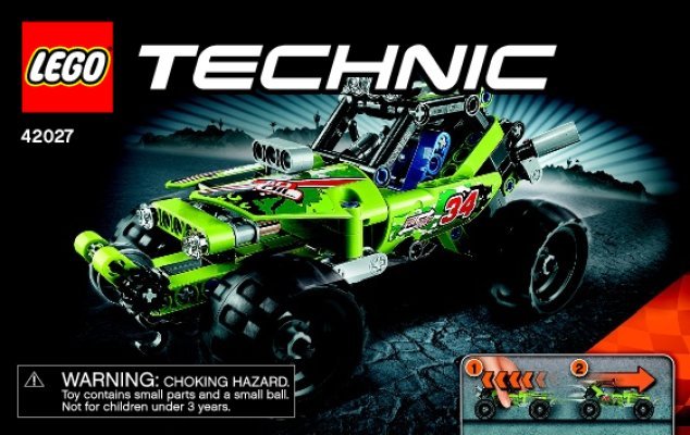 Notice / Instructions de Montage - LEGO - Technic - 42027 - Le buggy du désert: Page 1