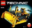 Notice / Instructions de Montage - LEGO - Technic - 42028 - Le bulldozer: Page 1