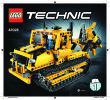 Notice / Instructions de Montage - LEGO - Technic - 42028 - Le bulldozer: Page 1