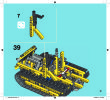 Notice / Instructions de Montage - LEGO - Technic - 42028 - Le bulldozer: Page 67