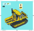 Notice / Instructions de Montage - LEGO - Technic - 42028 - Le bulldozer: Page 74