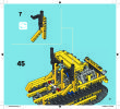 Notice / Instructions de Montage - LEGO - Technic - 42028 - Le bulldozer: Page 77