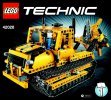 Notice / Instructions de Montage - LEGO - Technic - 42028 - Le bulldozer: Page 1