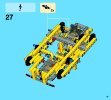 Notice / Instructions de Montage - LEGO - Technic - 42028 - Le bulldozer: Page 47