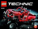 Notice / Instructions de Montage - LEGO - Technic - 42029 - Le Pick up customisé: Page 1