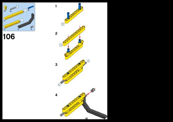 Notice / Instructions de Montage - LEGO - Technic - 42030 - La chargeuse sur pneus télécommandée VOLVO L350F: Page 1