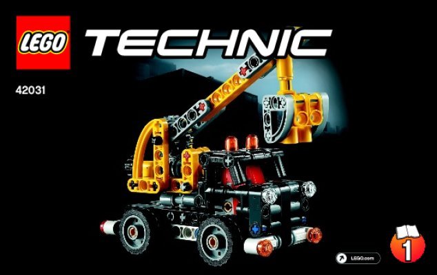 Notice / Instructions de Montage - LEGO - Technic - 42031 - Le camion nacelle: Page 1